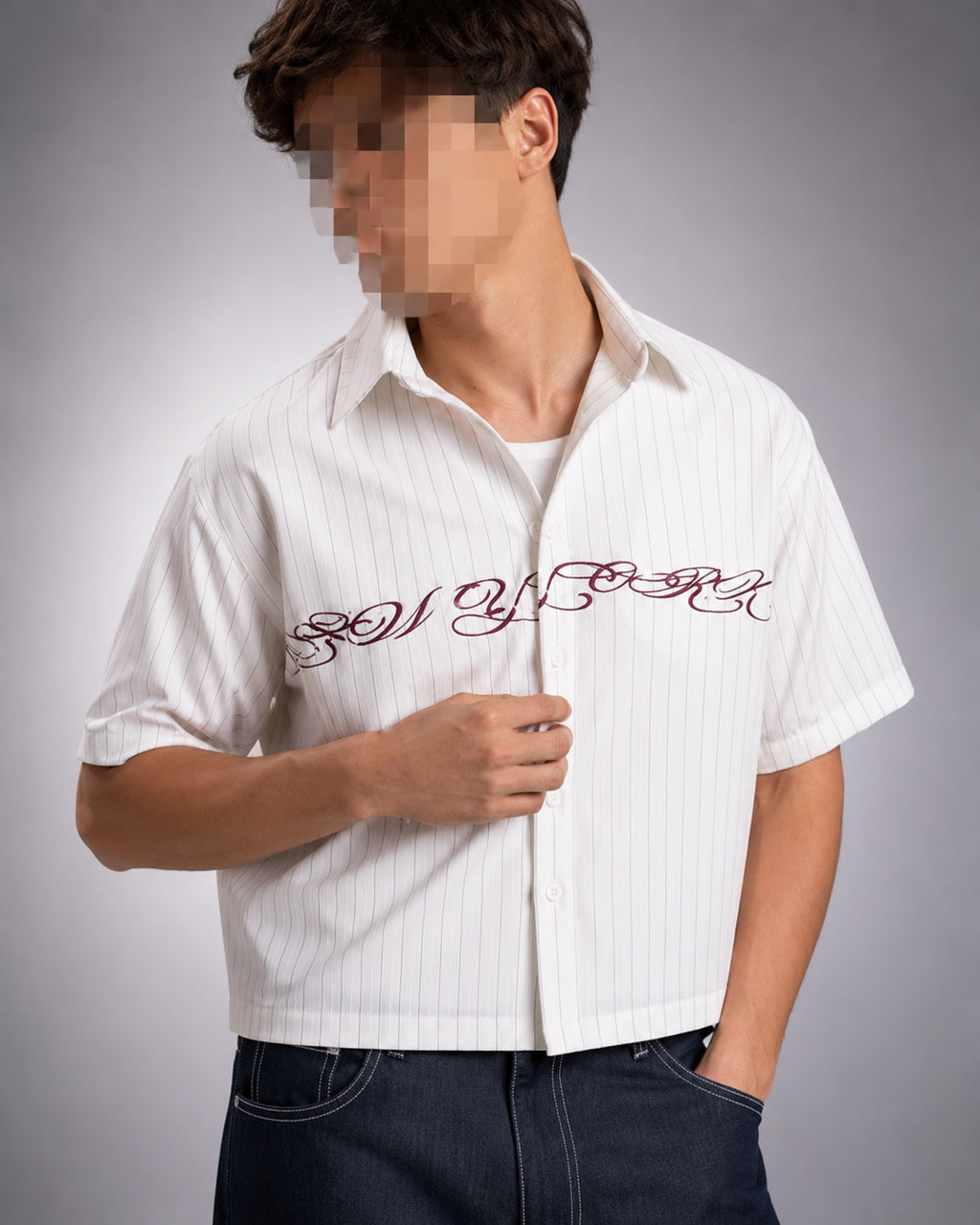 Signature Cropped Shirt