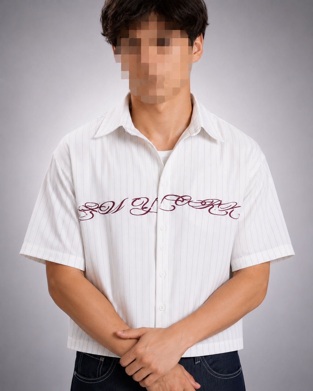 Signature Cropped Shirt